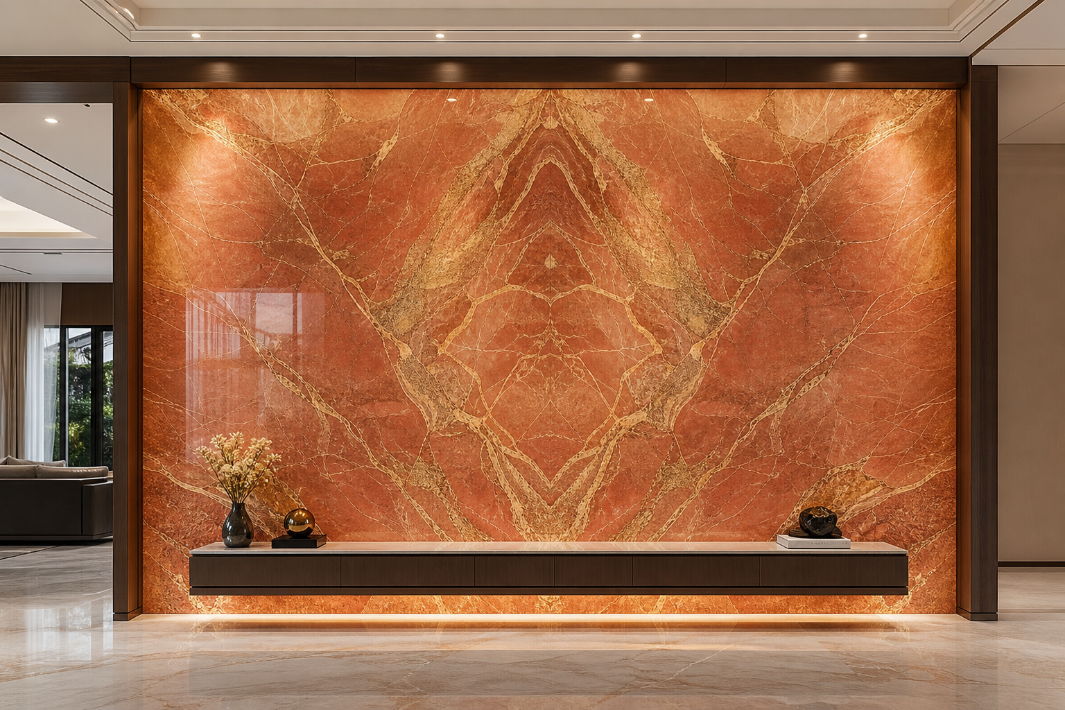 Private Villa Feature Wall